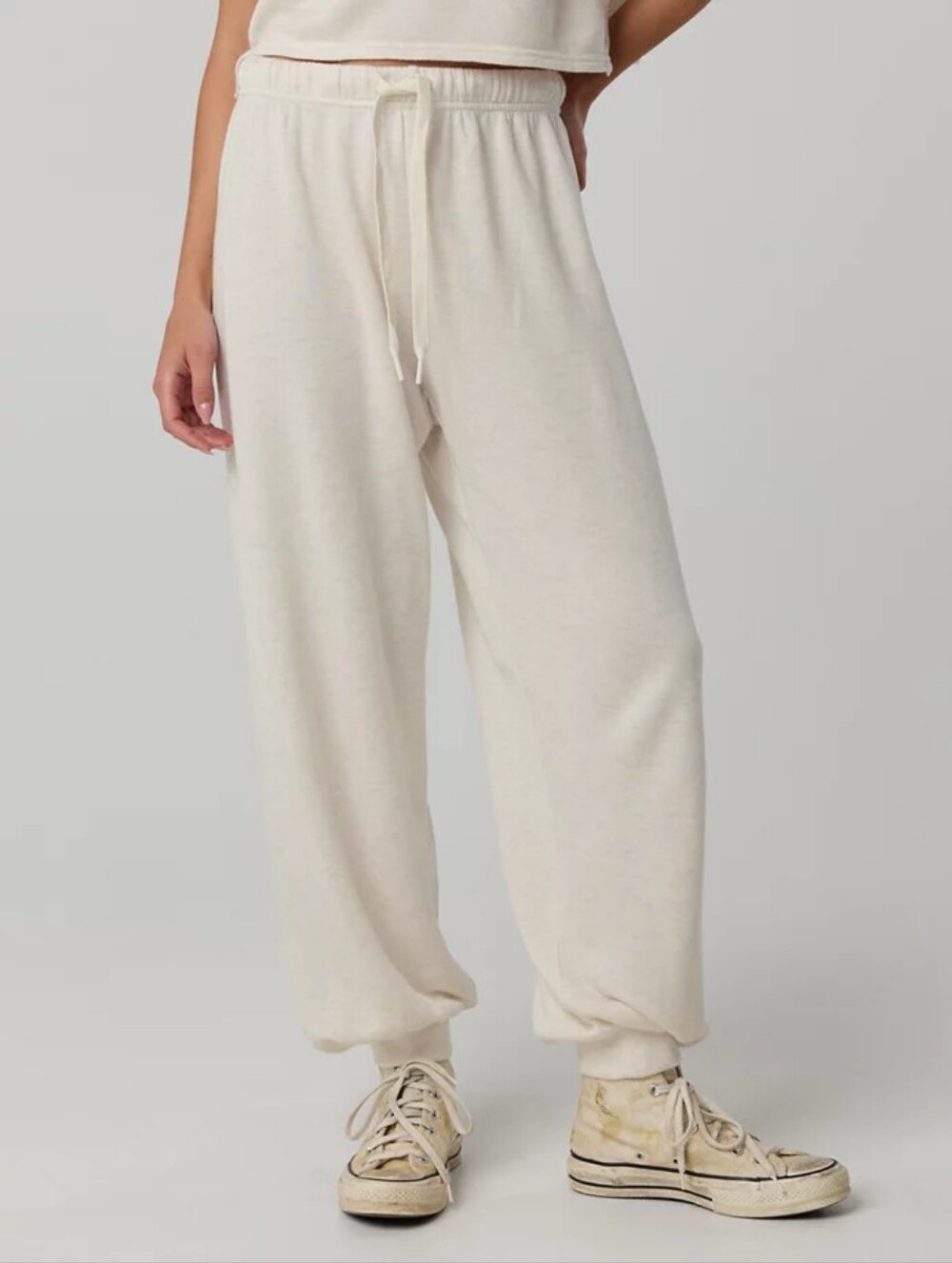 aerie - NWT Heather Frost Keep It 100 Terry Jogger - M